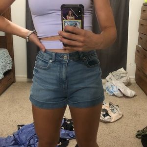 American Eagle Stretch Mom Shorts
